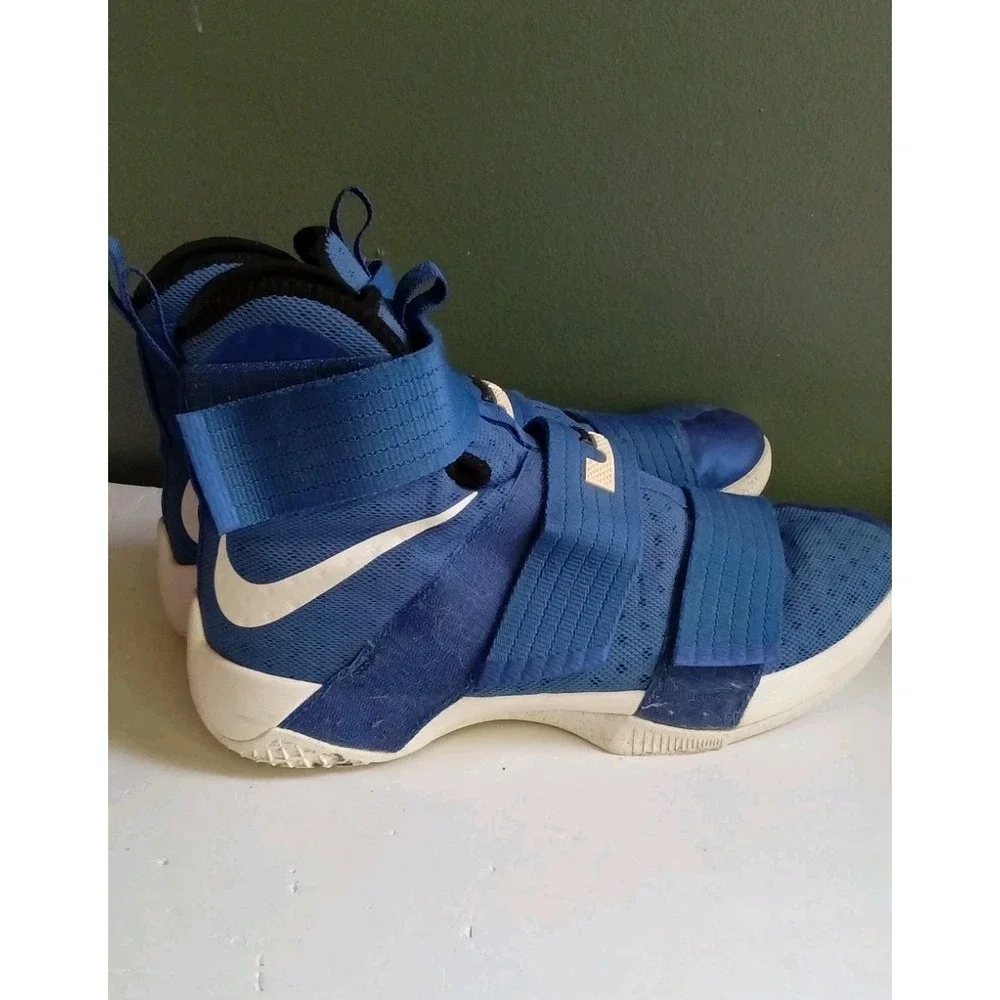 Nike LeBron Soldier XIV 14 Blue‎ White Basketball Shoes Sneakers